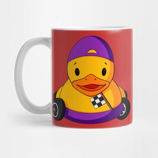 Car Racing Rubber Duck Mug